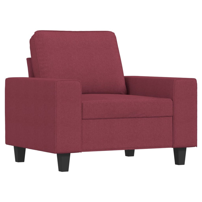 Fotoliu canapea, roșu vin, 60 cm, material textil