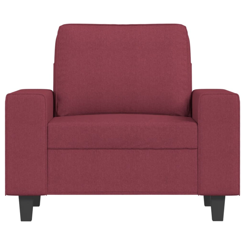 Fotoliu canapea, roșu vin, 60 cm, material textil