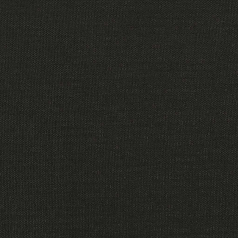 Canapea cu 2 locuri, negru, 140 cm, material textil