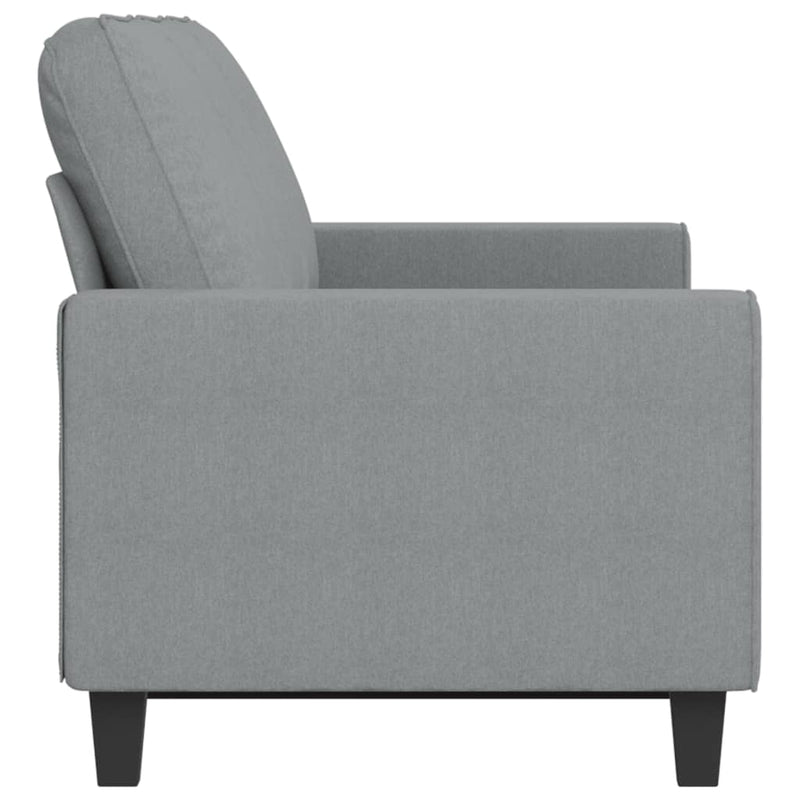 Canapea cu 3 locuri, gri deschis, material 180CM textil