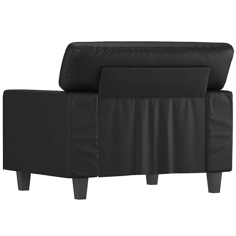 Canapea de o persoană, 60 cm, piele ecologică