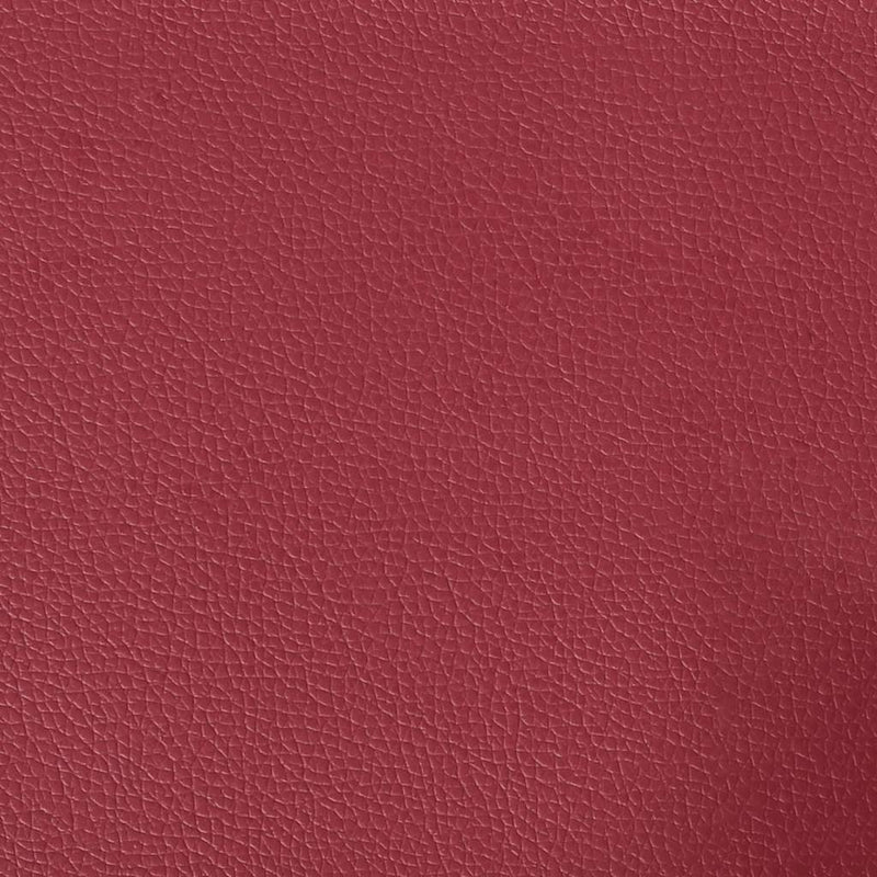 Canapea cu 2 locuri, roșu vin, 120 cm, material textil