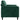 Canapea cu 2 locuri, verde închis, 140 cm, catifea