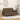 Canapea cu 2 locuri, maro, 120 cm, material textil