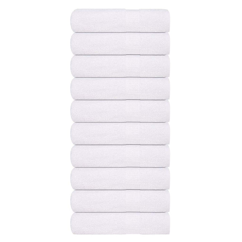 Prosoape de baie, FROGN, 10 buc., alb, 100x150 cm, 360 g/m²