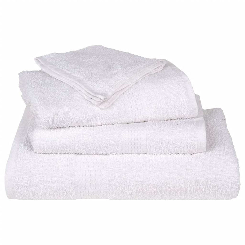 Prosoape de baie, FROGN, 10 buc., alb, 100x150 cm, 360 g/m²