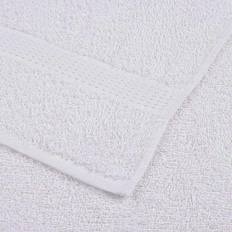 Prosoape de baie, FROGN, 10 buc., alb, 100x150 cm, 360 g/m²