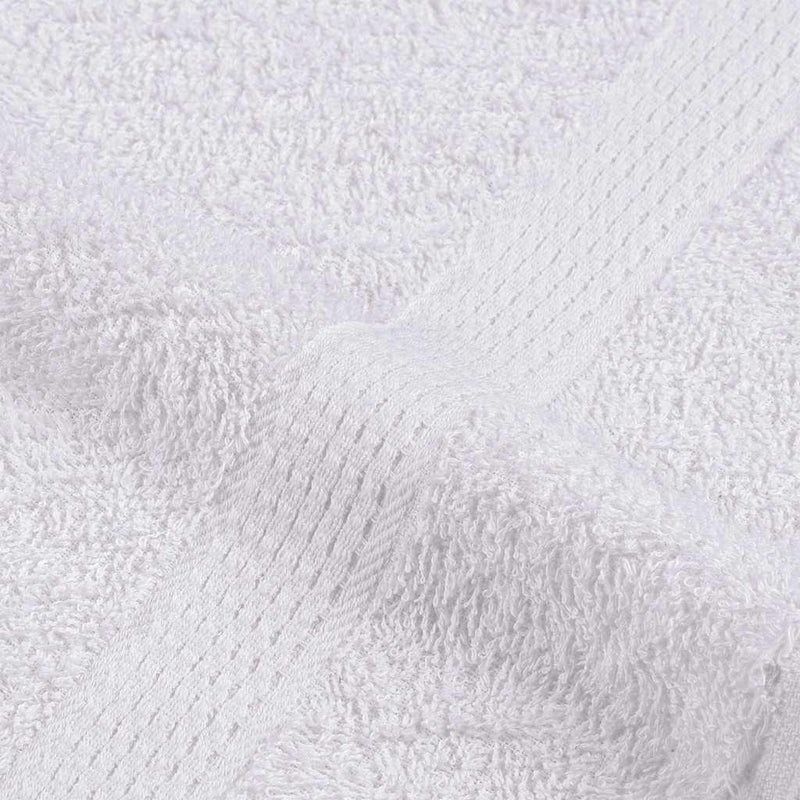 Prosoape de baie, FROGN, 10 buc., alb, 100x150 cm, 360 g/m²