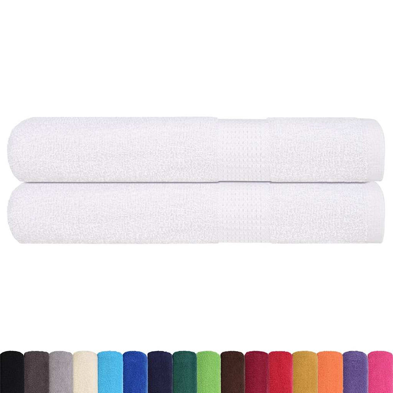 Prosoape de saună, FROGN, 2 buc., alb, 80x200 cm, 360 g/m²