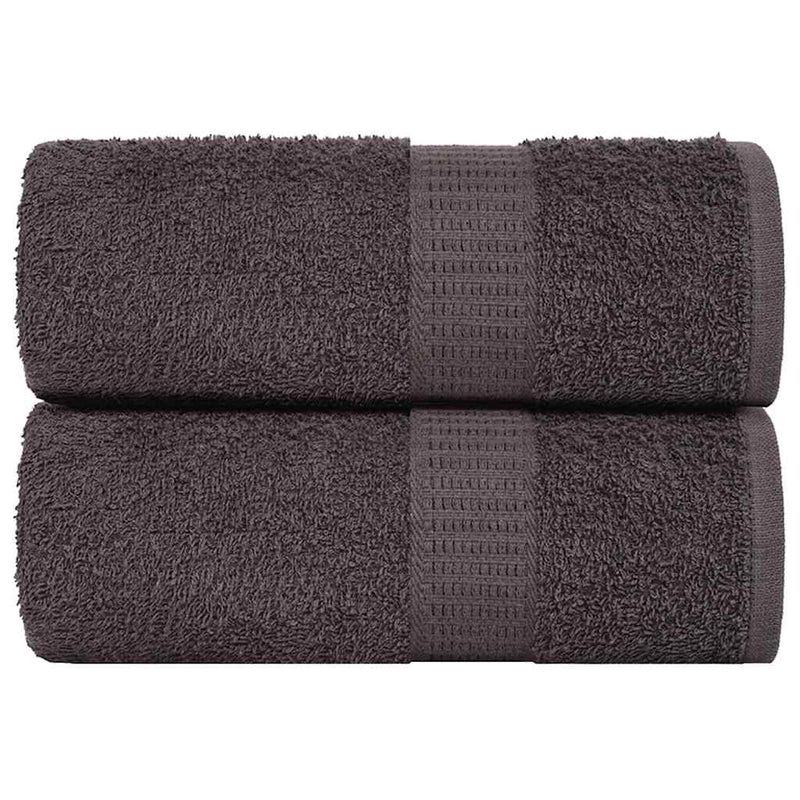 Prosoape de baie, FROGN, 2 buc., antracit, 30x30 cm, 360 g/m²