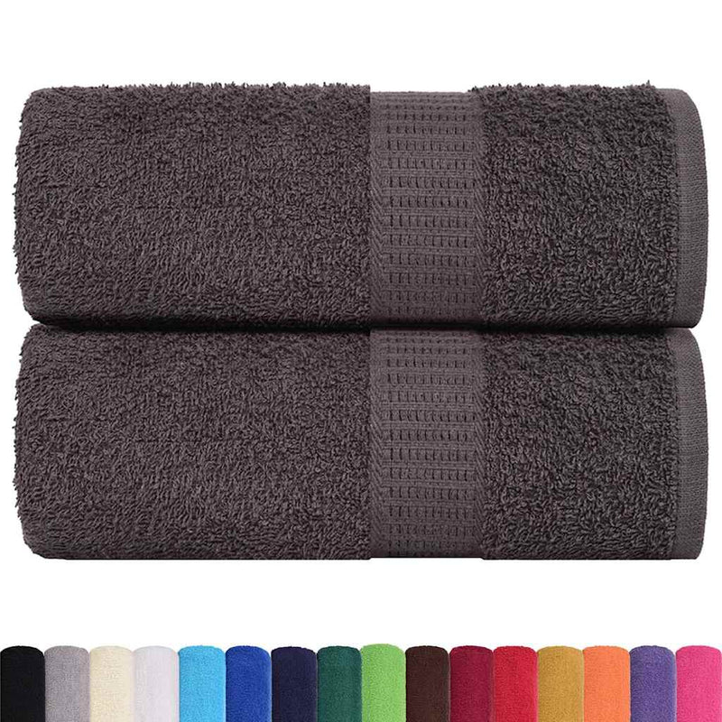 Prosoape de baie, FROGN, 2 buc., antracit, 30x30 cm, 360 g/m²