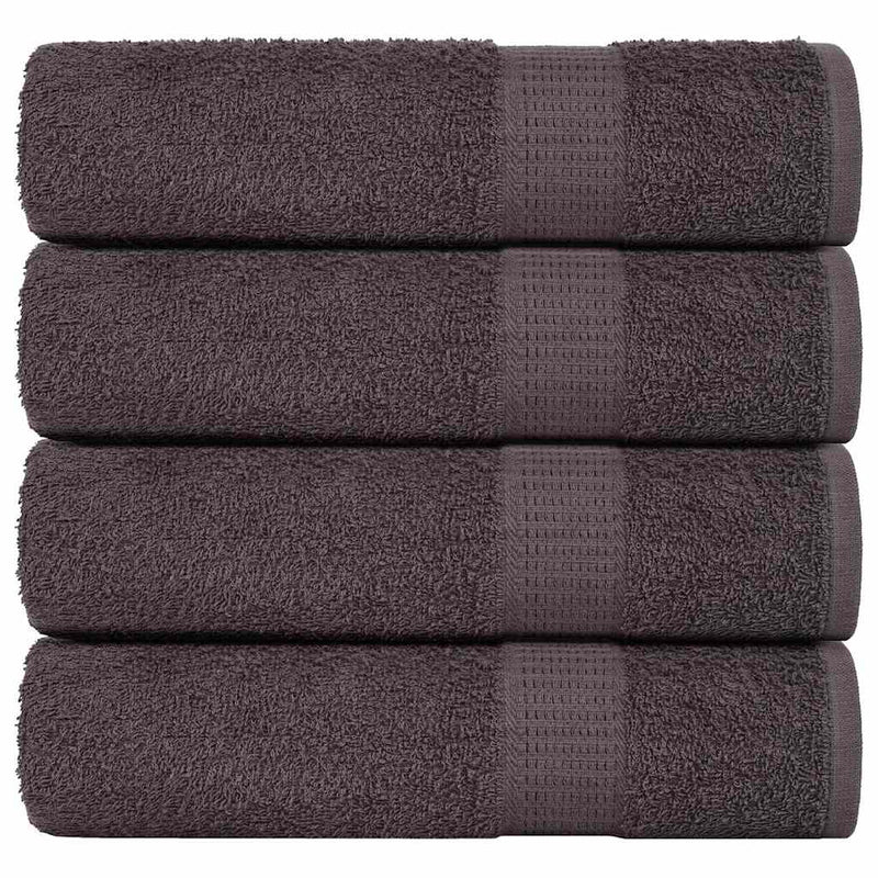 Prosoape de mâini, FROGN, 4 buc., antracit, 50x100 cm, 360 g/m²