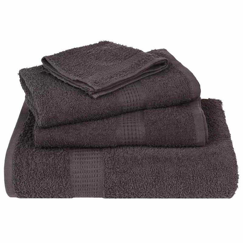 Prosoape de duș, FROGN, 4 buc., antracit, 70x140 cm, 360 g/m²