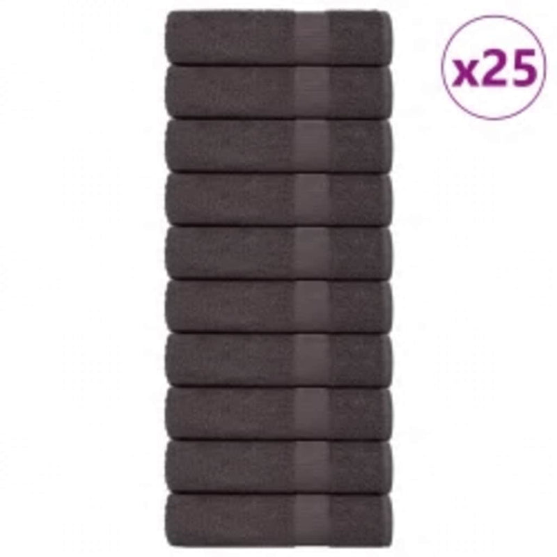 Prosoape de duș, FROGN, 25 buc., antracit, 70x140 cm, 360 g/m²