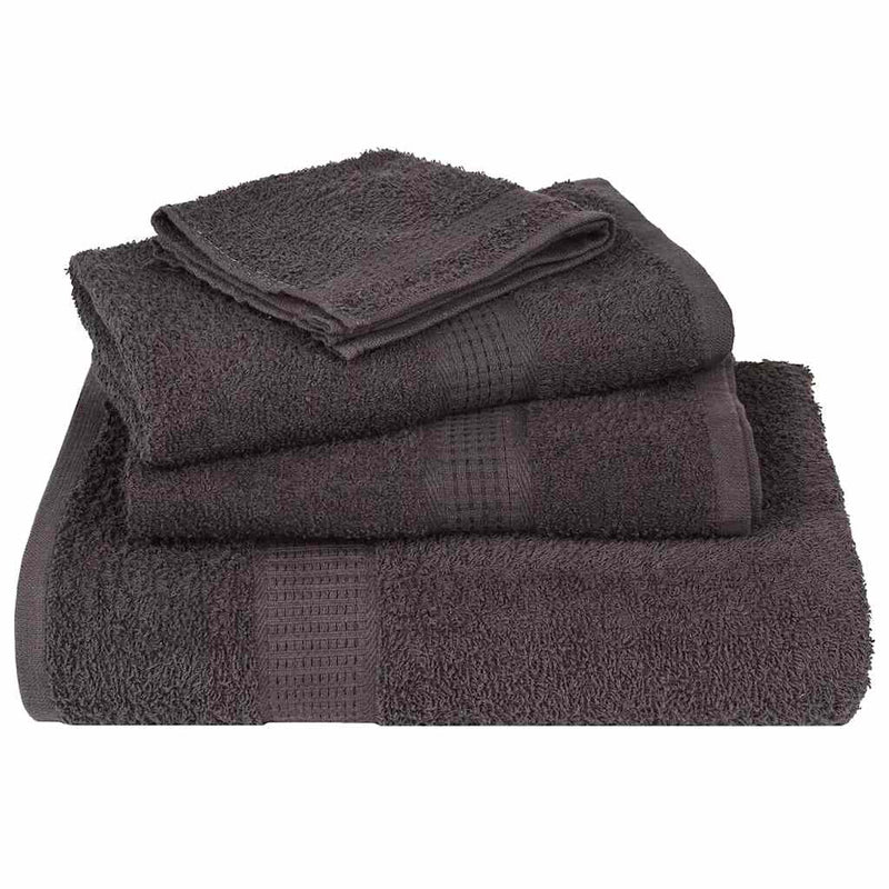 Prosoape de baie, FROGN, 25 buc., antracit, 100x150 cm, 360 g/m²