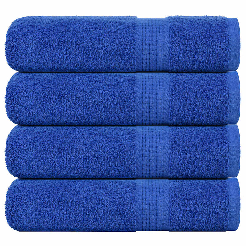 Prosoape de baie, FROGN, 4 buc., albastru, 100x150 cm, 360 g/m²