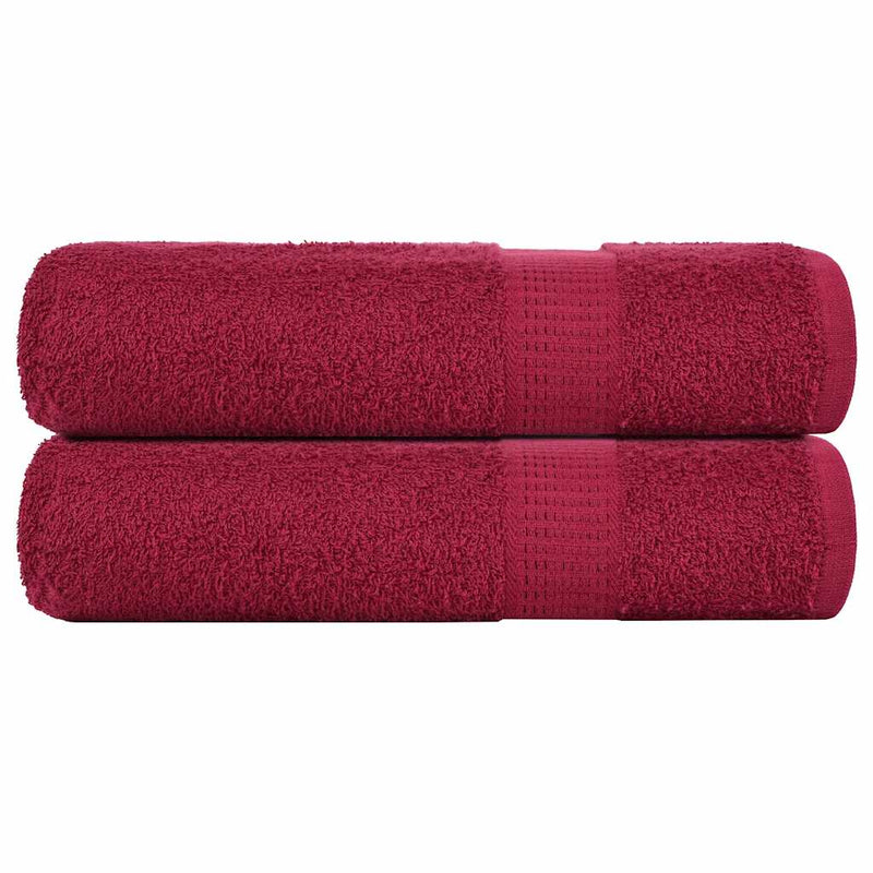 Prosoape de mâini, FROGN, 2 buc., Bordeaux, 50x100 cm, 360 g/m²