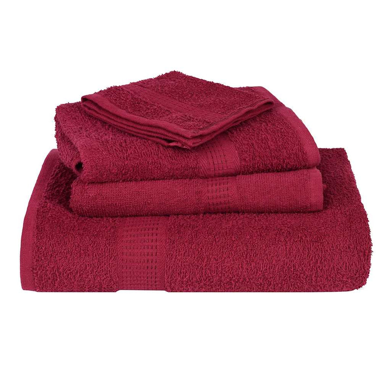 Prosoape de mâini, FROGN, 2 buc., Bordeaux, 50x100 cm, 360 g/m²