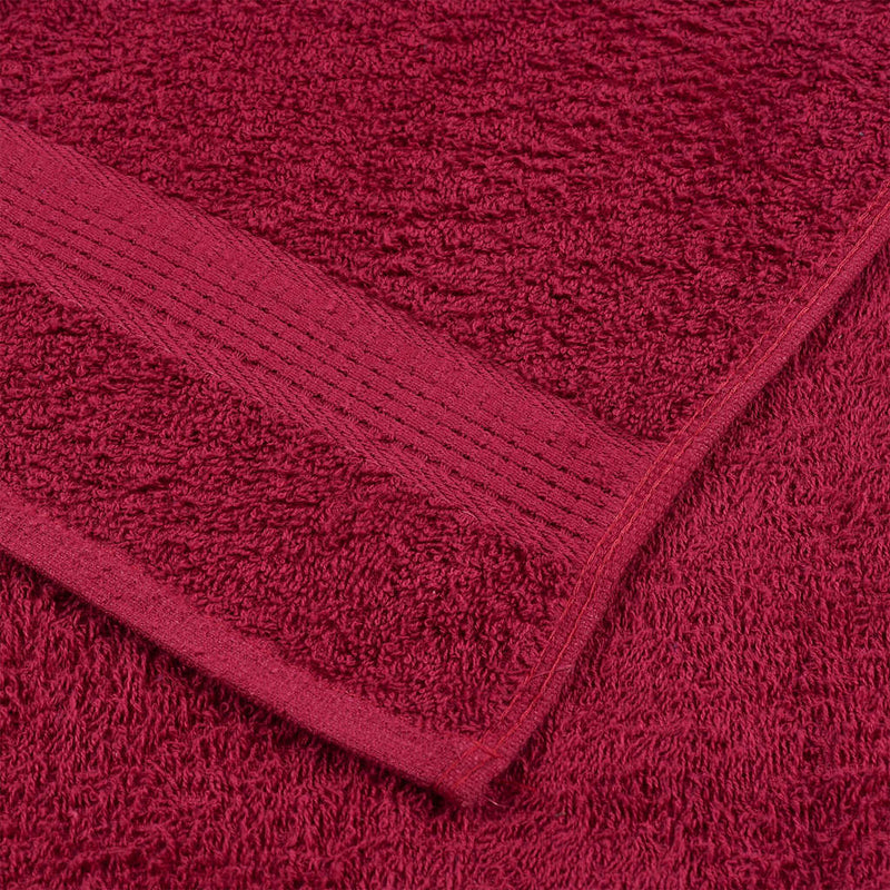 Prosoape de duș, FROGN, 4 buc., Bordeaux, 70x140 cm, 360 g/m²