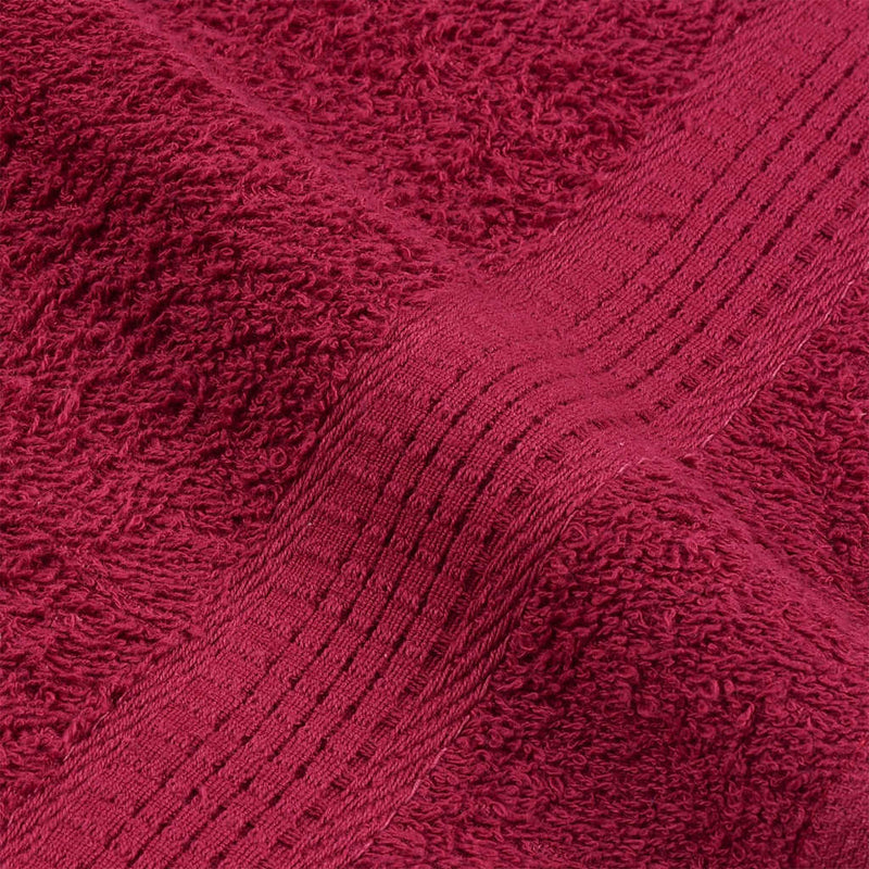 Prosoape de duș, FROGN, 4 buc., Bordeaux, 70x140 cm, 360 g/m²