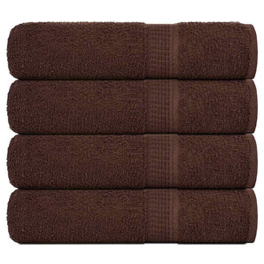 Prosoape de mâini, FROGN, 4 buc., maro, 50x100 cm, 360 g/m²
