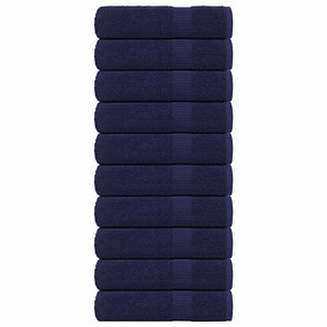 Prosoape de mâini, FROGN, albastru marin, 10 buc., 50x100 cm, 360 g/m²