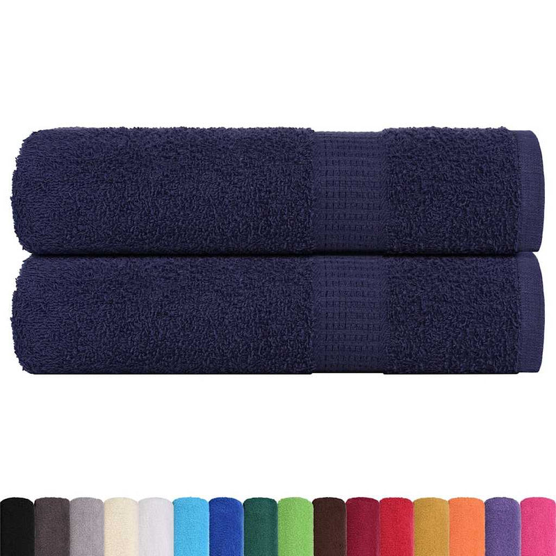 Prosoape de baie, FROGN, 2 buc., albastru marin, 100x150 cm, 360 g/m²