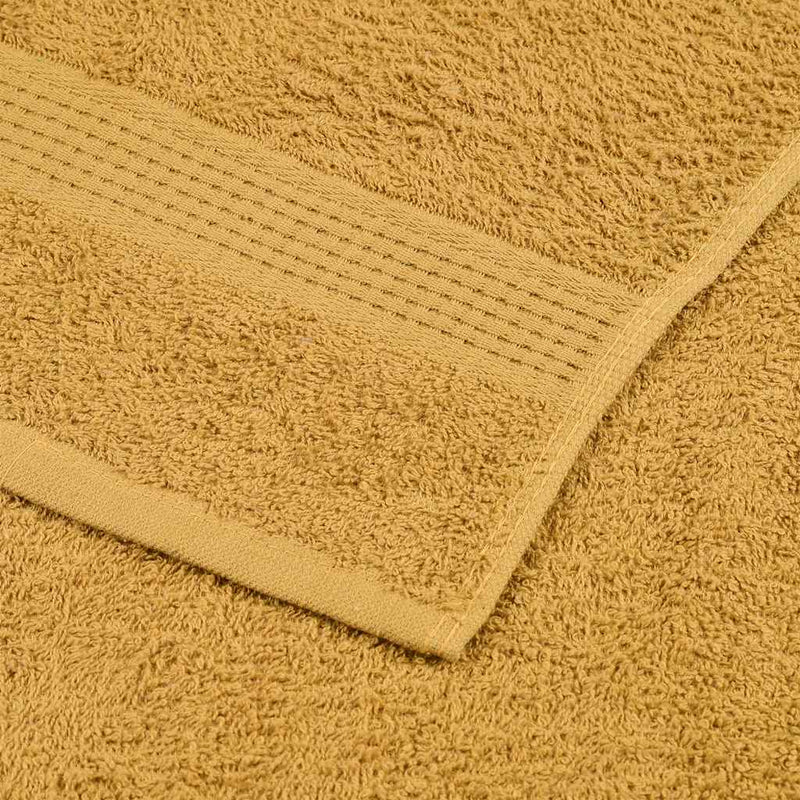 Prosoape de mâini, FROGN, 4 buc., aurii, 50x100 cm, 360 g/m²
