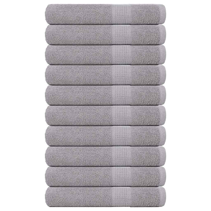 Prosoape FROGN 10 buc., gri, 100x200 cm, 360 g/m²