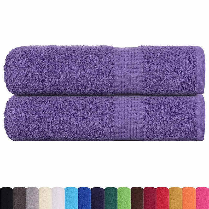 Prosoape de duș, FROGN, 2 buc., violet, 70x140 cm, 360 g/m²