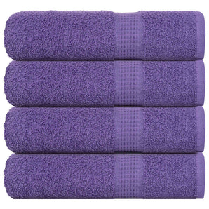 Prosoape de duș, FROGN, 4 buc., violet, 70x140 cm, 360 g/m²