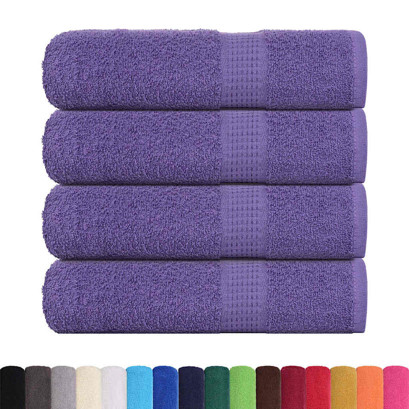 Prosoape de duș, FROGN, 4 buc., violet, 70x140 cm, 360 g/m²