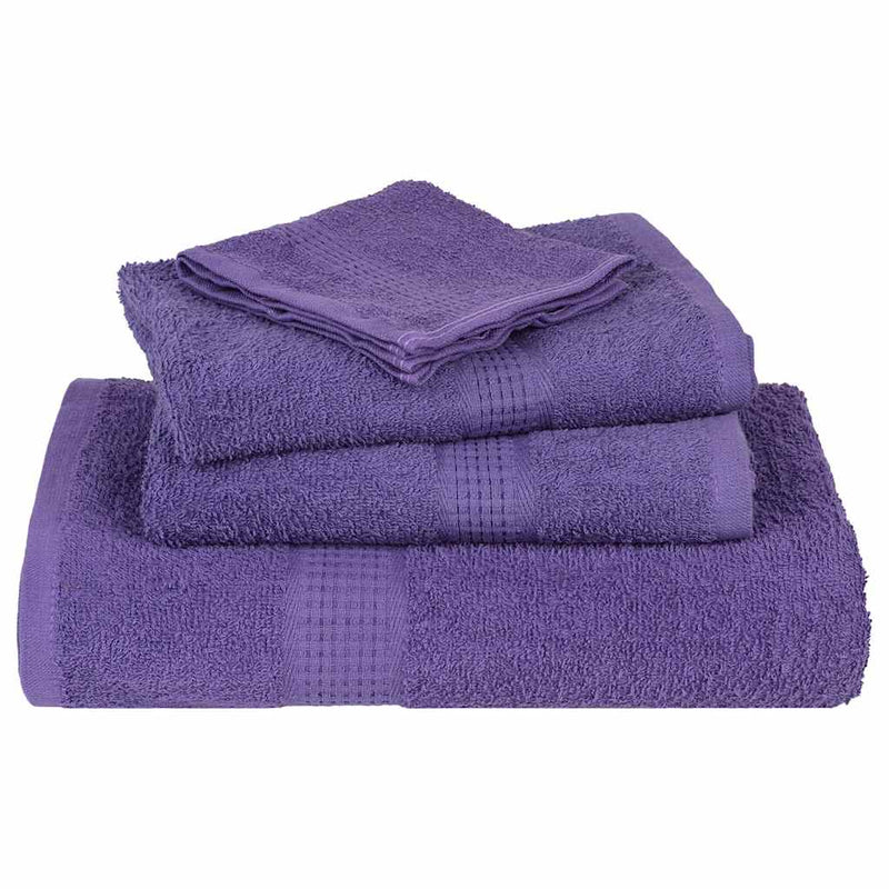 Prosoape de duș, FROGN, 4 buc., violet, 70x140 cm, 360 g/m²