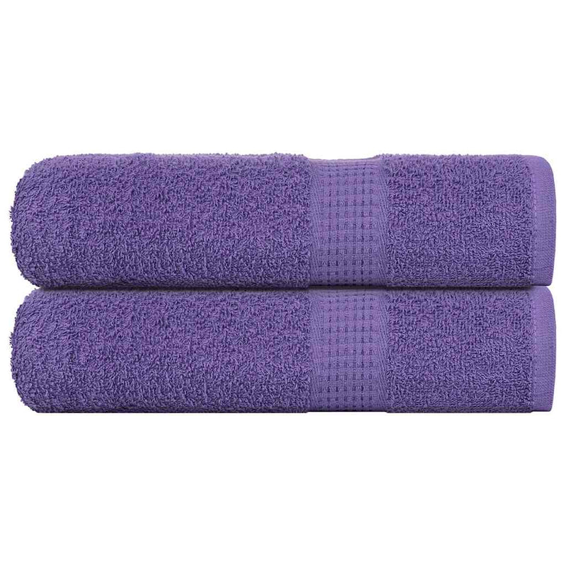 Prosoape de baie, FROGN, 2 buc., violet, 100x150 cm, 360 g/m²