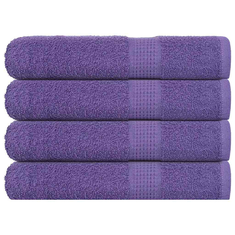 Prosoape de saună, FROGN, 4 buc., violet, 80x200 cm, 360 g/m²