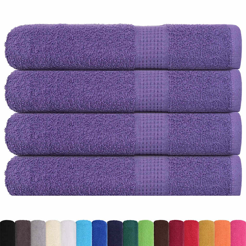Prosoape de saună, FROGN, 4 buc., violet, 80x200 cm, 360 g/m²