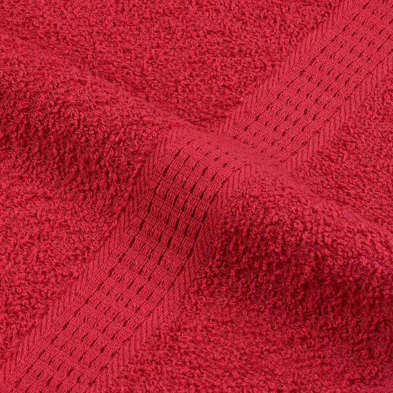Prosoape FROGN 10 buc., roșu, 100x200 cm, 360 g/m²