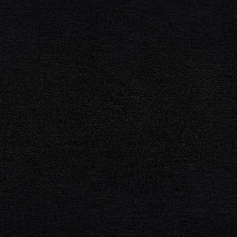 Prosoape de baie, FROGN, 10 buc., negru, 100x150 cm, 360 g/m²
