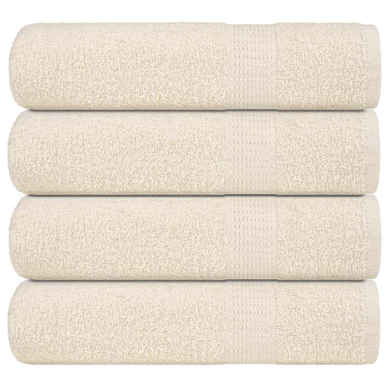 Prosoape de mâini, FROGN, 4 buc., crem, 50x100 cm, 360 g/m²
