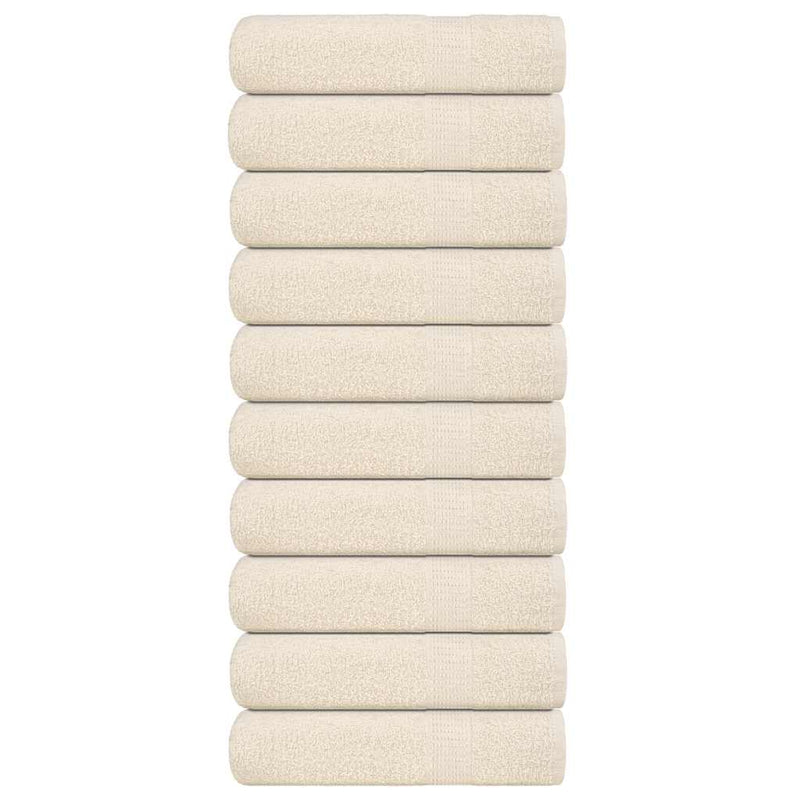 Prosoape de duș, FROGN, 10 buc., crem, 70x140 cm, 360 g/m²