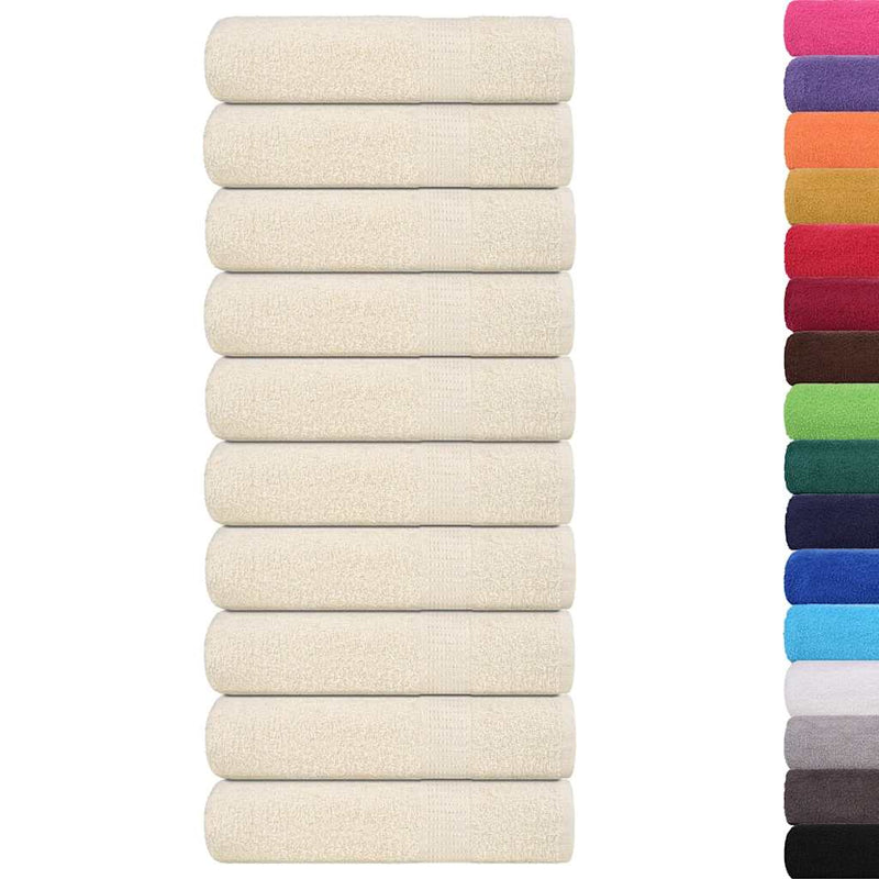 Prosoape de duș, FROGN, 10 buc., crem, 70x140 cm, 360 g/m²