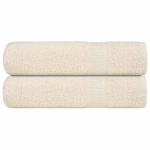 Prosoape de baie, FROGN, 2 buc., crem, 100x150 cm, 360 g/m²