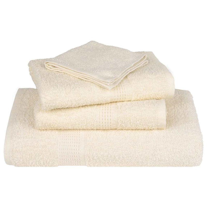 Prosoape de baie, FROGN, 2 buc., crem, 100x150 cm, 360 g/m²