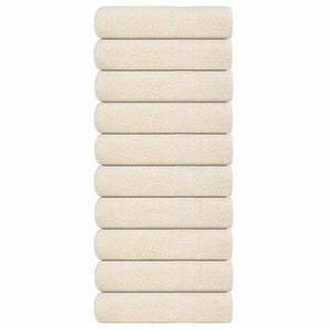 Prosoape de baie, FROGN, 10 buc., crem, 100x150 cm, 360 g/m²