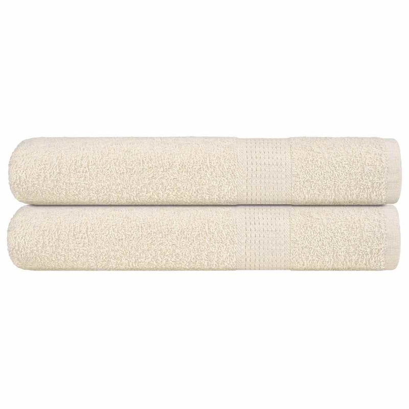 Prosoape de saună, FROGN, 2 buc., crem, 80x200 cm, 360 g/m²