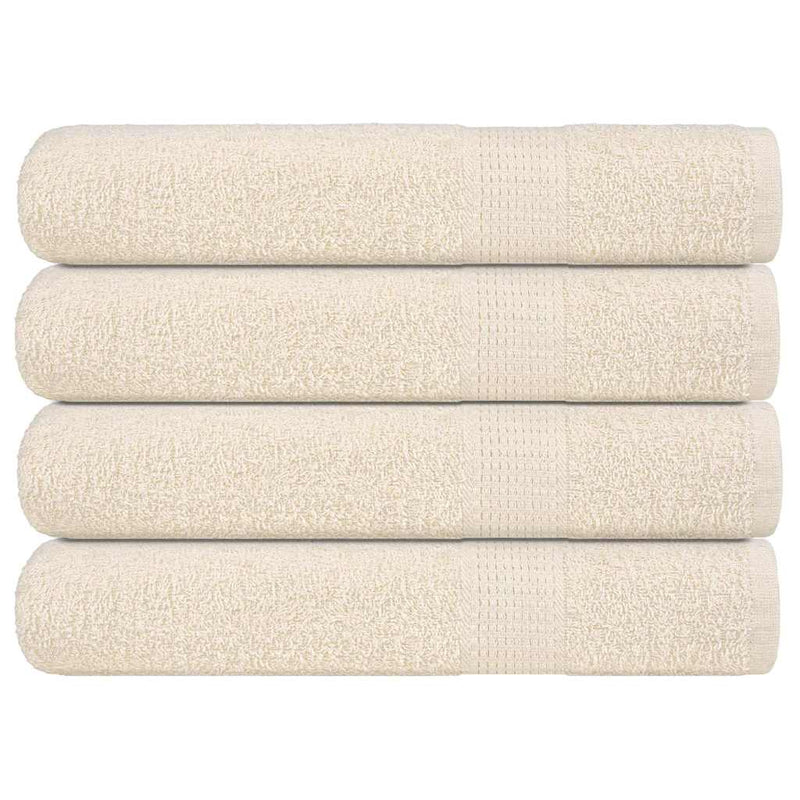 Prosoape de saună, FROGN, 4 buc., crem, 80x200 cm, 360 g/m²