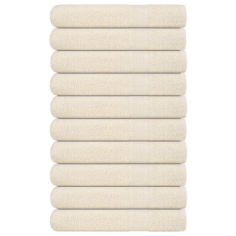 Prosoape FROGN 10 buc., crem, 100x200 cm, 360 g/m²
