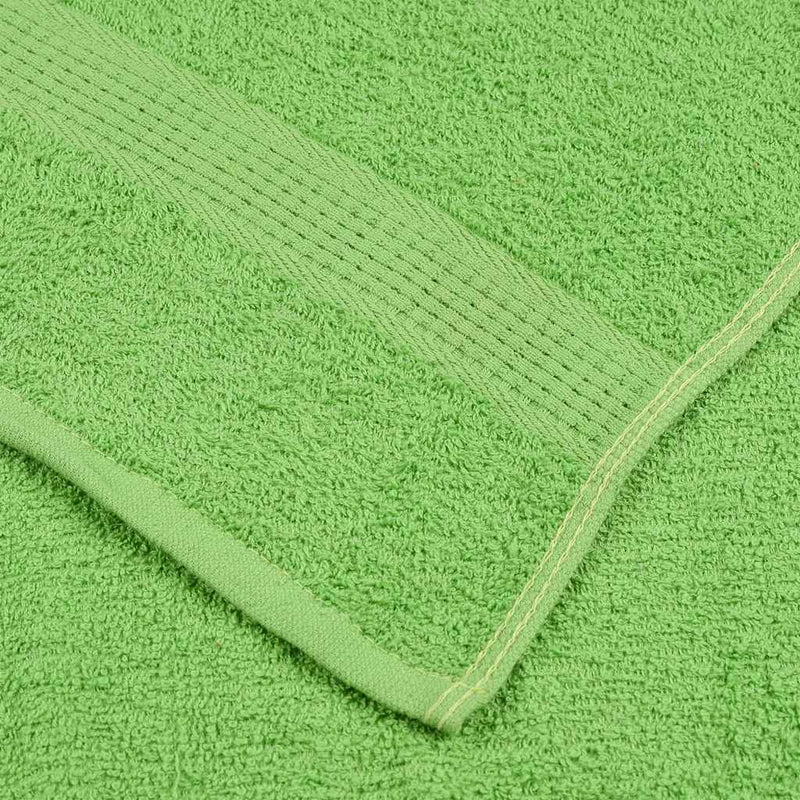 Prosoape de baie, FROGN, 10 buc., verde măr, 30x30 cm, 360 g/m²