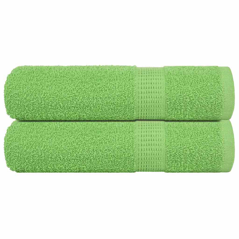 Prosoape de baie, FROGN, 2 buc, verde măr, 100x150 cm, 360 g/m²
