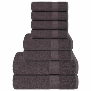 Set prosoape FROGN 8 piese, antracit, 360 g/m²